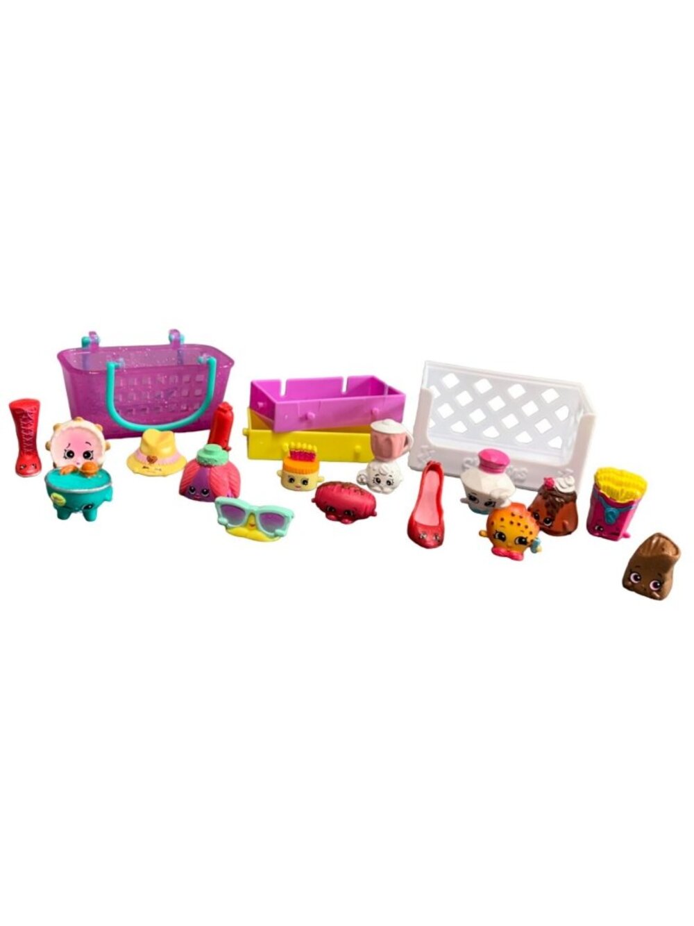 Shopkins Miniature Figures & Accessories Lot - Moose Toys